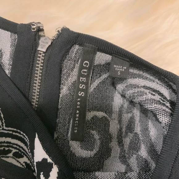 GUESS Patterned Bandage Dress - Small (like new) - Picture 7 of 11